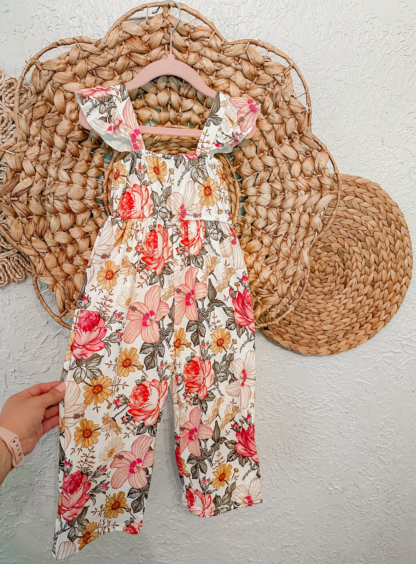 Fall Floral Romper (NO CODES)