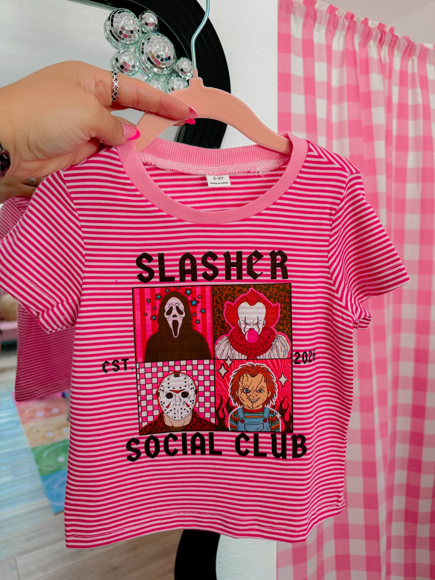 Slasher stripe tee • NO CODES