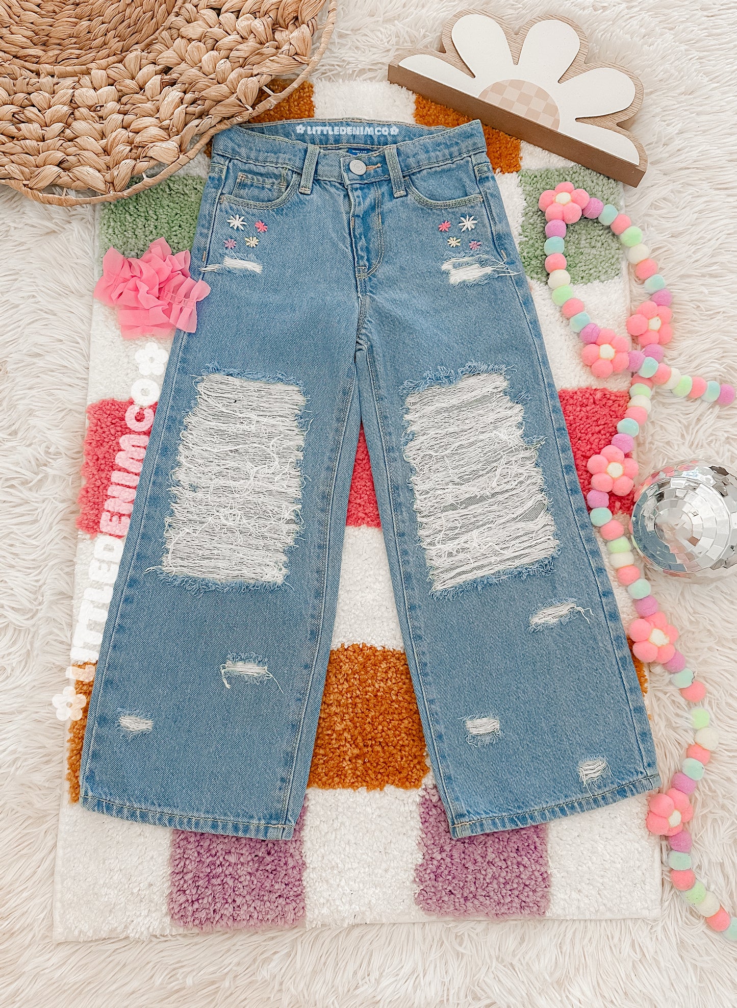 Spring fun wide leg