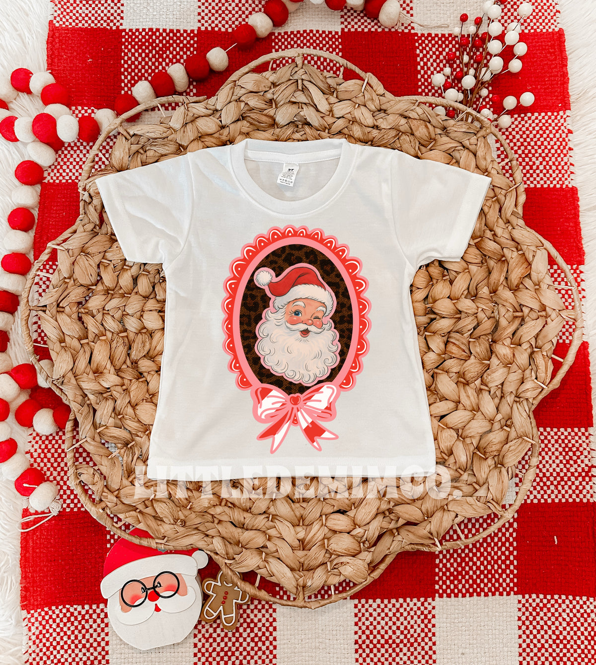 Leopard Santa Frame (LDC EXCLUSIVE)