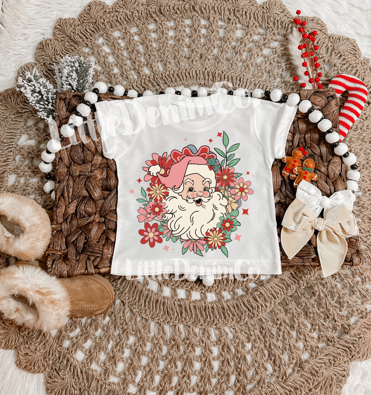 Floral Santa