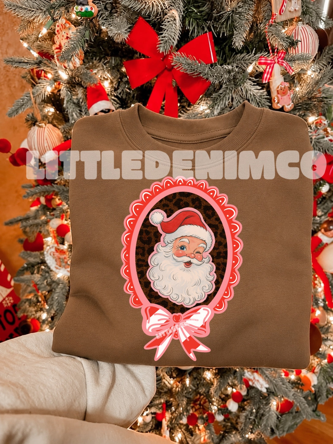 EXCLUSIVE LEOPARD SANTA • BROWN AS IS • KIDS