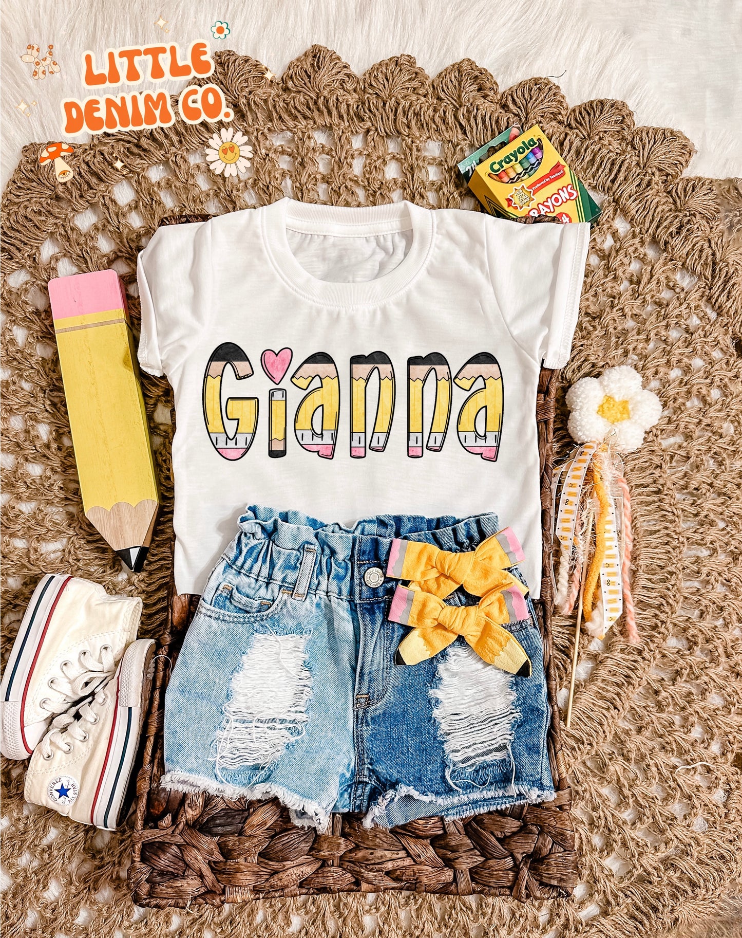 PENCIL NAME TEE ✏️