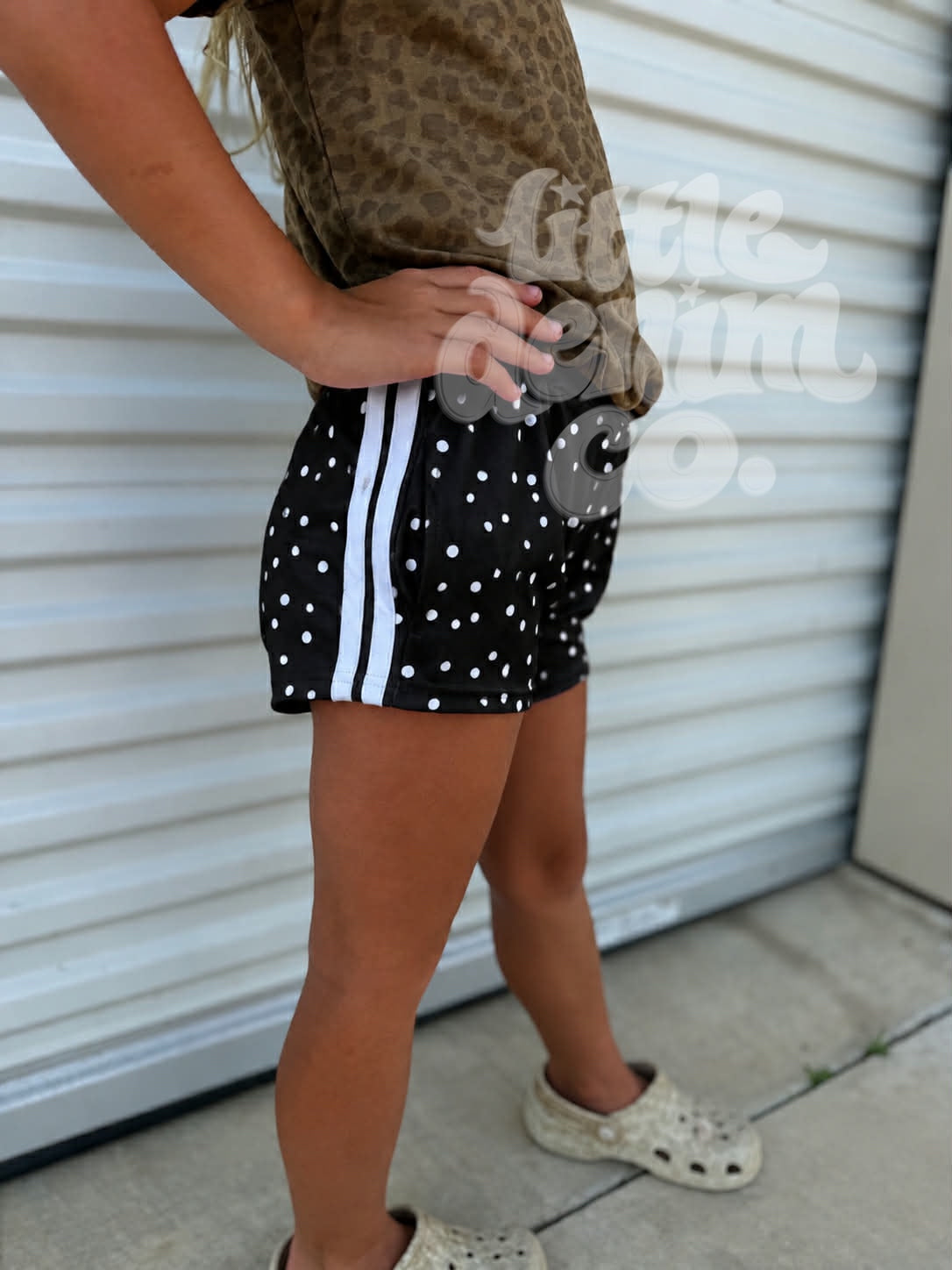 Polka Dot Varsity Shorties