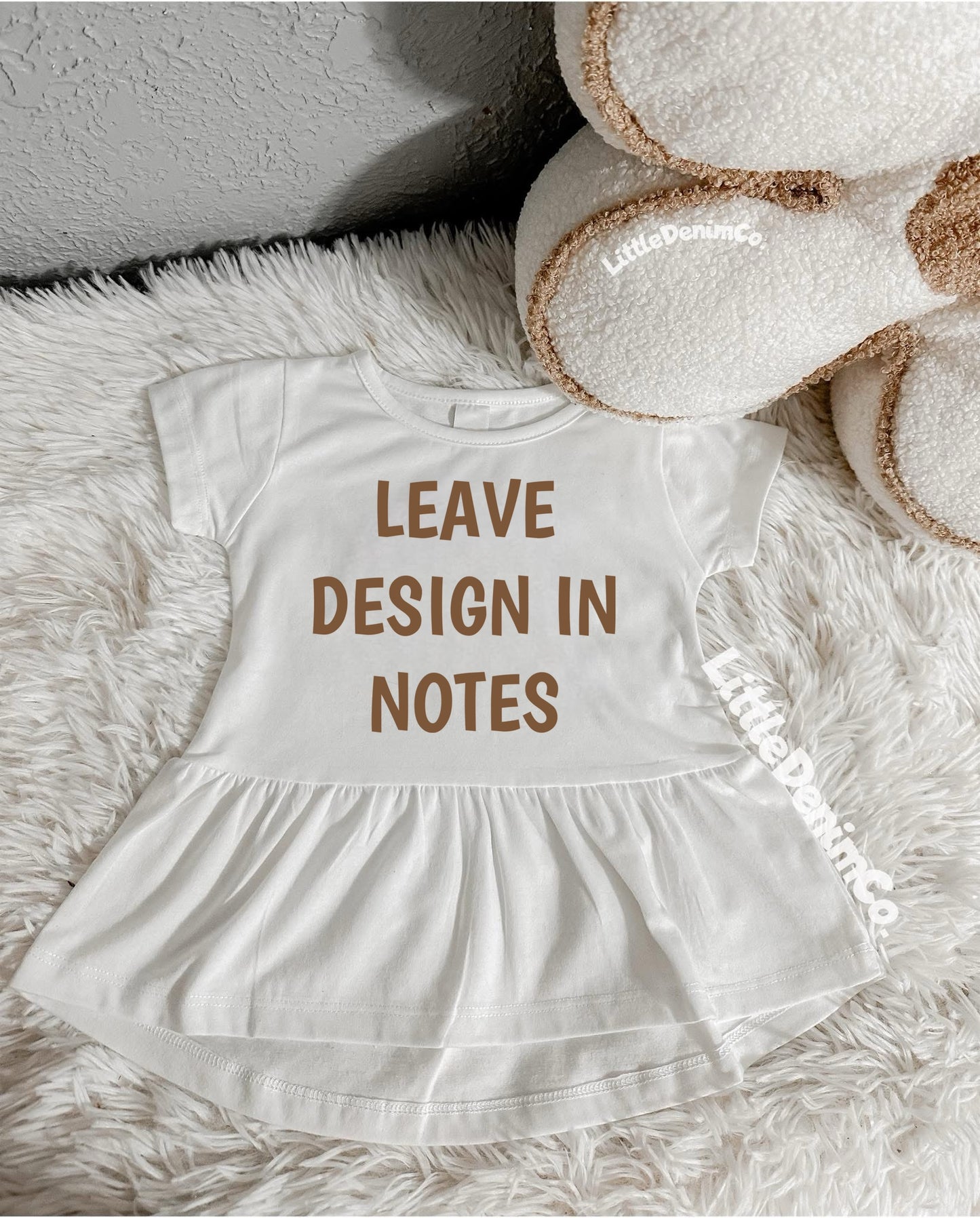 PEPLUM TEE (CUSTOM LEAVE IN NOTES)