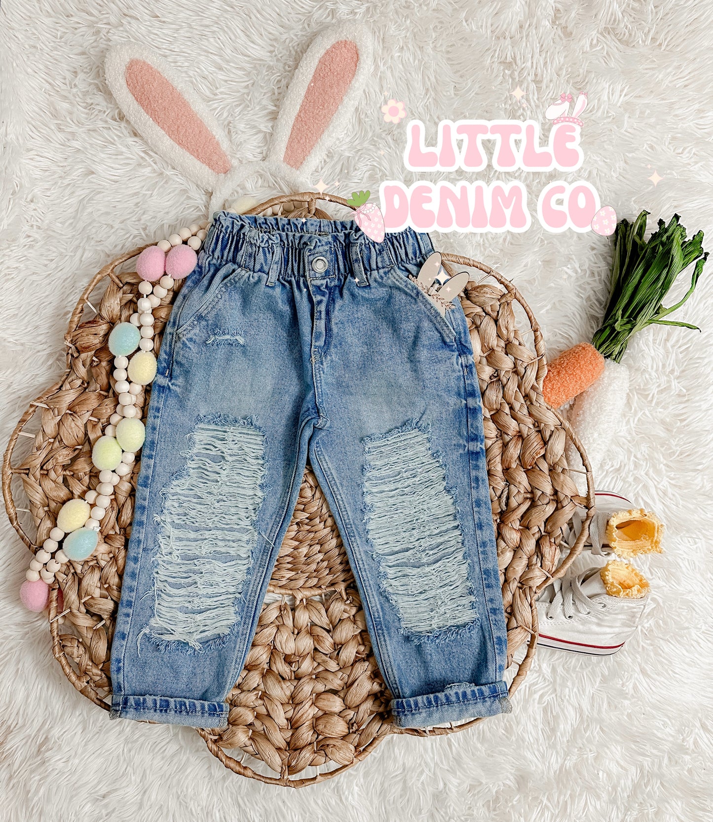 Blooming Paperbag Jeans