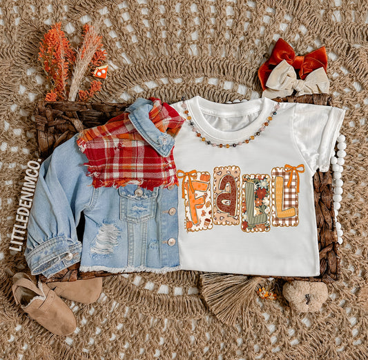 FALL letter frames