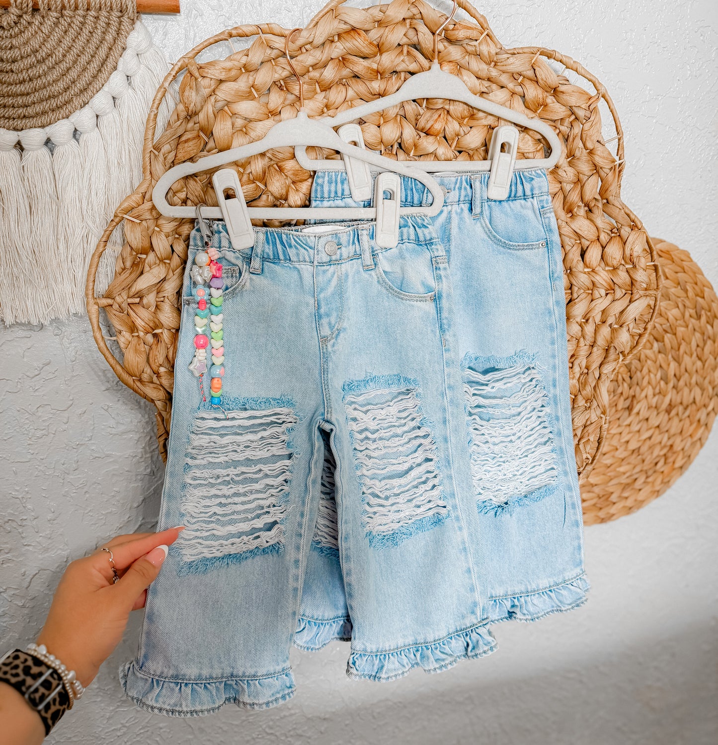 Coquette Ruffle Jeans