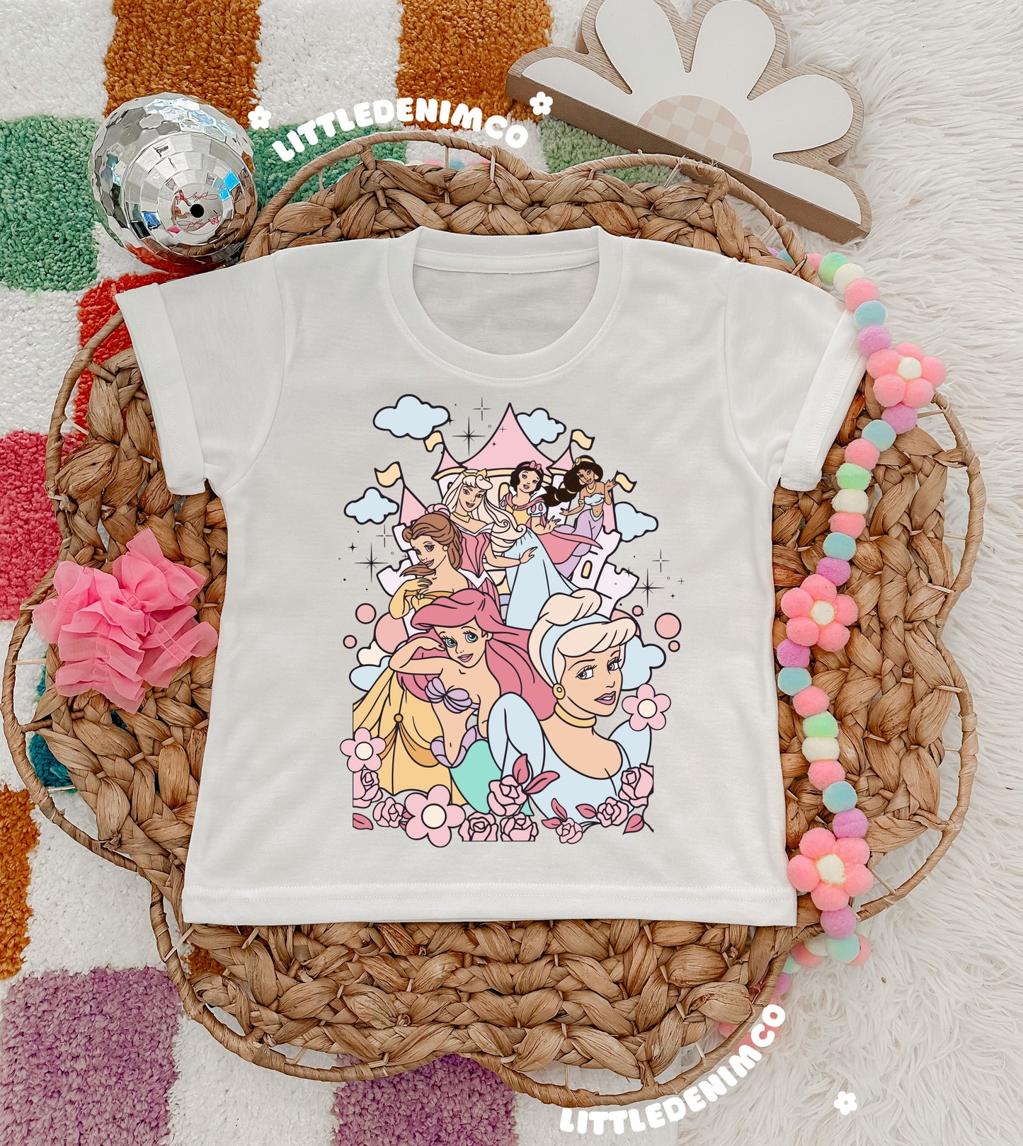 Pastel princesses castle