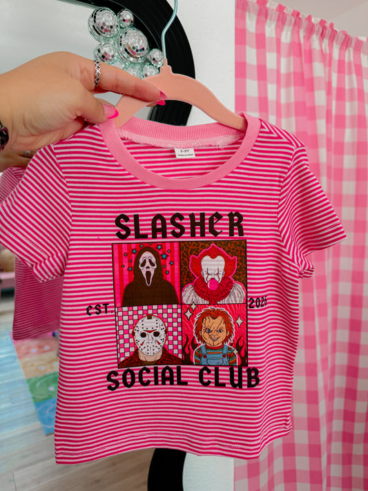 Slasher stripe tee • NO CODES