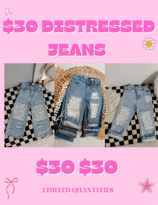 MYSTERY JEANS (NO CODES) SIZING IN NOTES