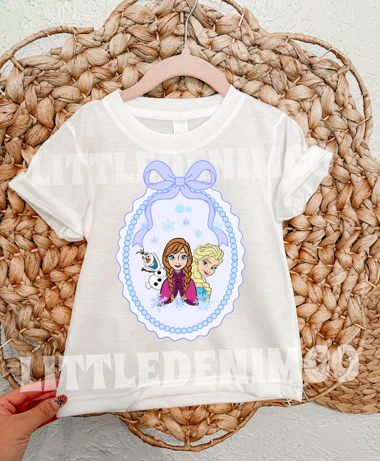 Winter sisters frame