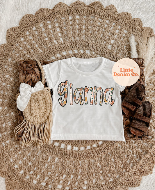 BOHO name tee