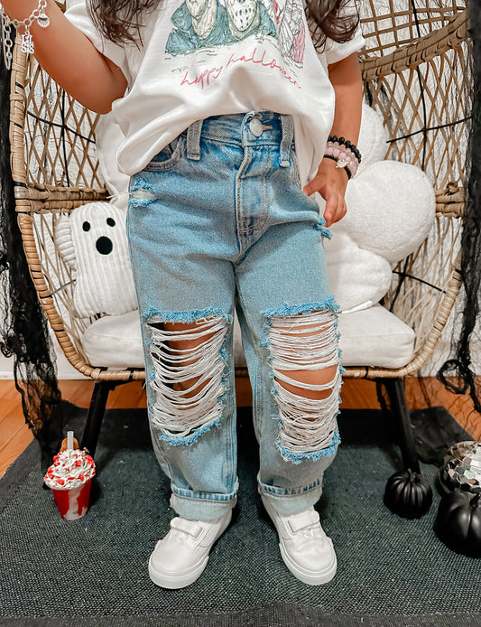 Distressed only (horror jeans)