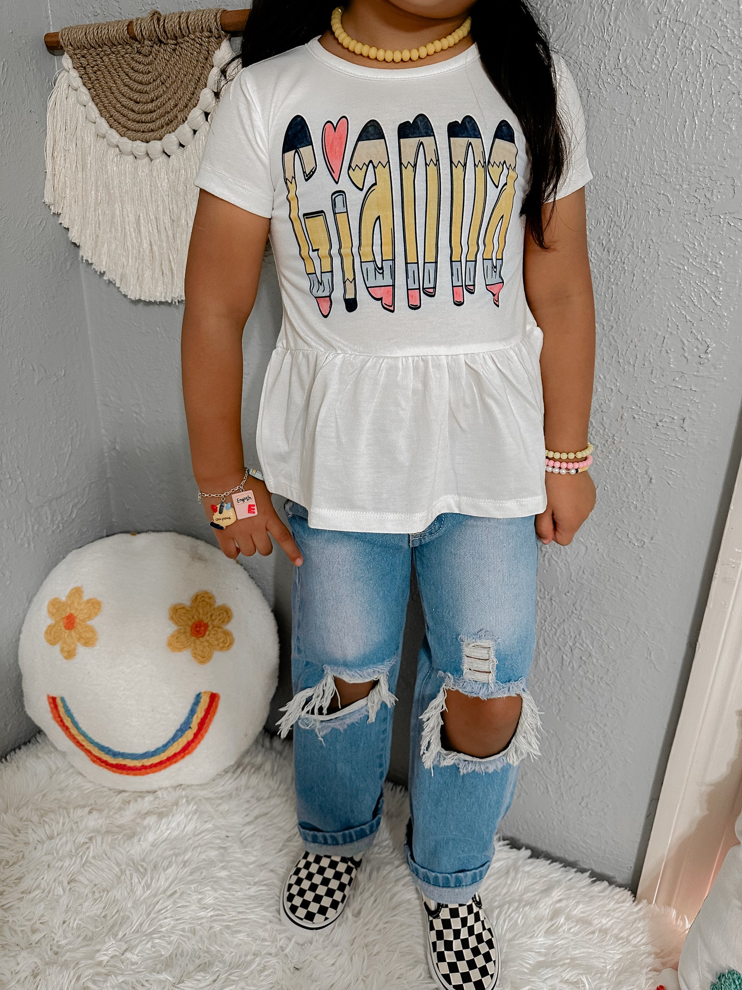 PEPLUM TEE (CUSTOM LEAVE IN NOTES)