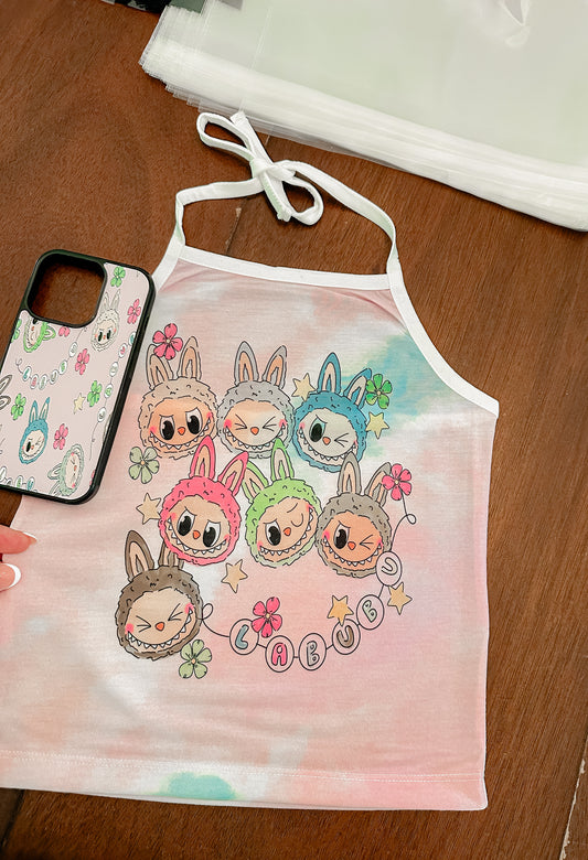CUSTOM HALTER TOP(LEAVE CUSTOM NAME IN NOTES)