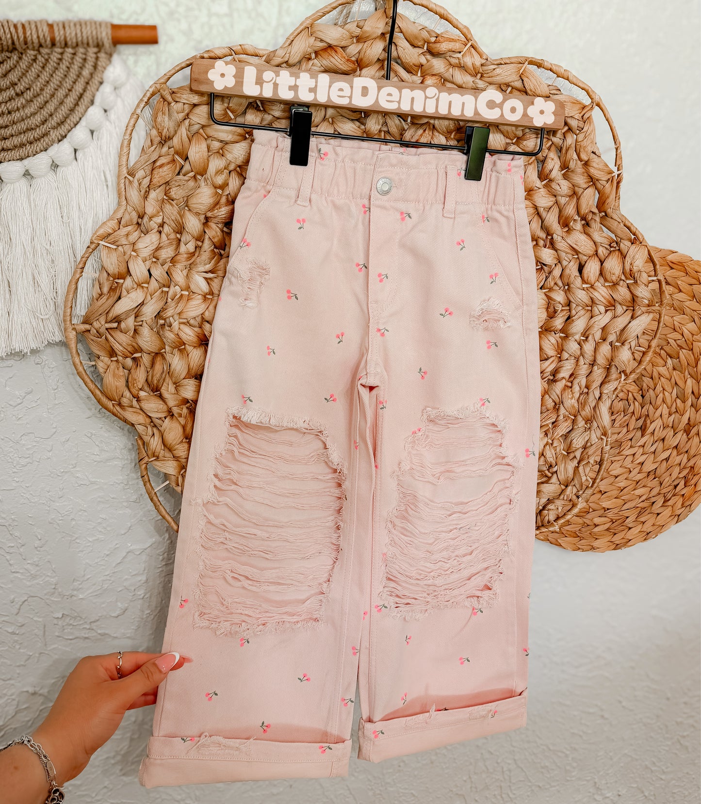 Pink Cherry Jeans