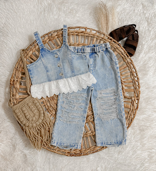 Spring Denim 2Piece