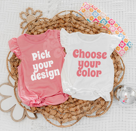 Choose your design ruffle romper