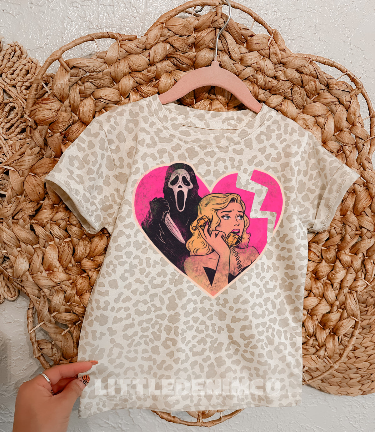 LEOPARD SPOOKY TEE • NO CODES