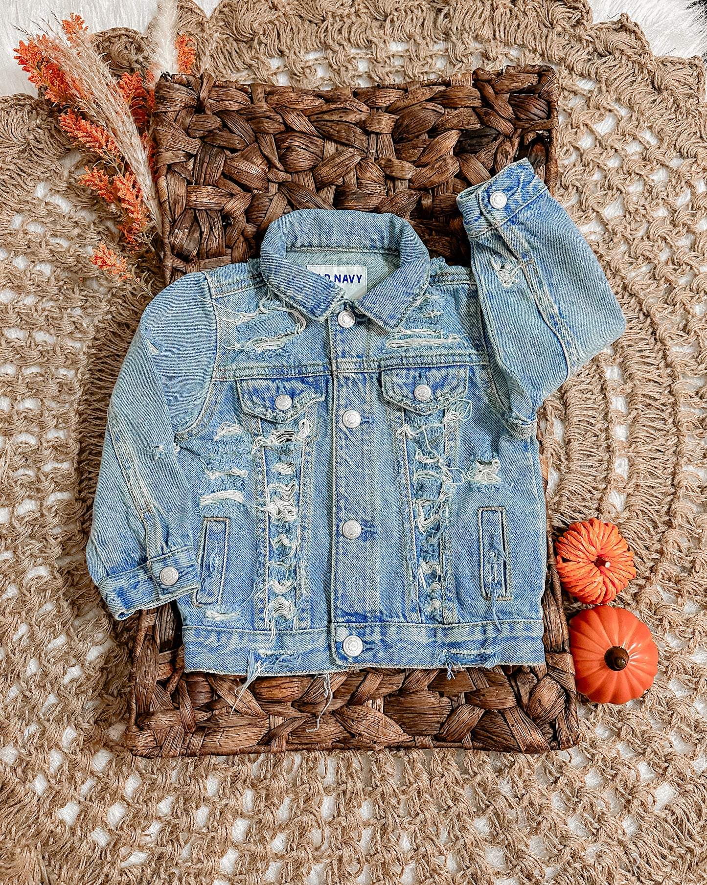 Distressed Jean Jacket