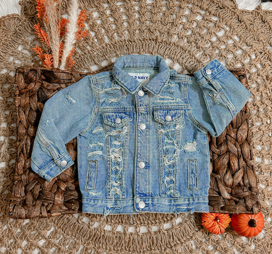 Distressed Jean Jacket