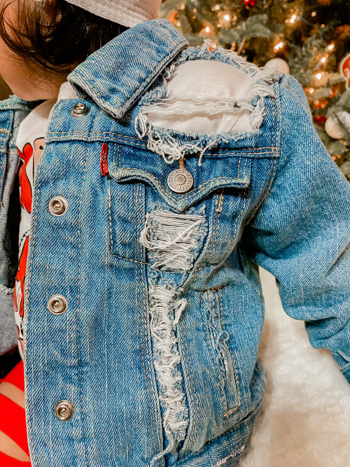 Distressed Jean Jacket